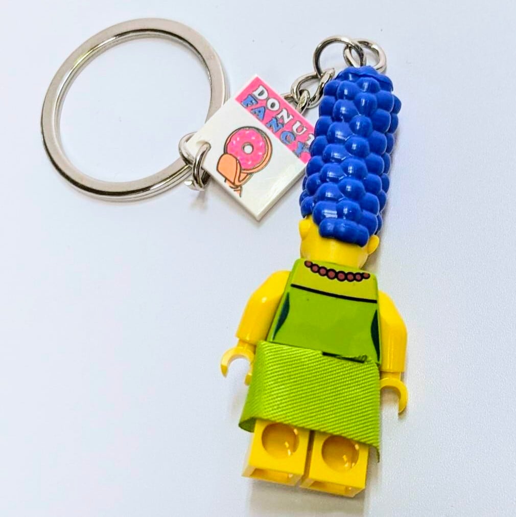 レゴ風　ブロックキーホルダー　シンプソンズ　ミーガン　チャッキー　新品　バラ売り ブロックキーホルダー レゴ風 ミーガン ウェンズデー チャッキー