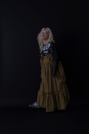 VARIOUS FRILL DRESS / F2