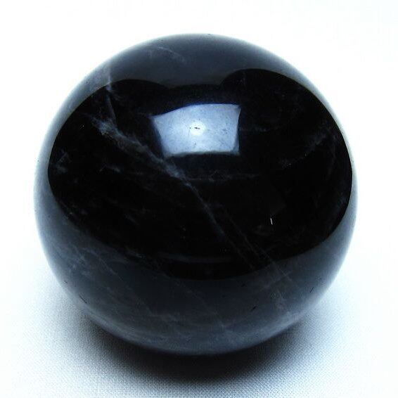 モリオン 黒水晶 丸玉 63mm 一点物 151-9467