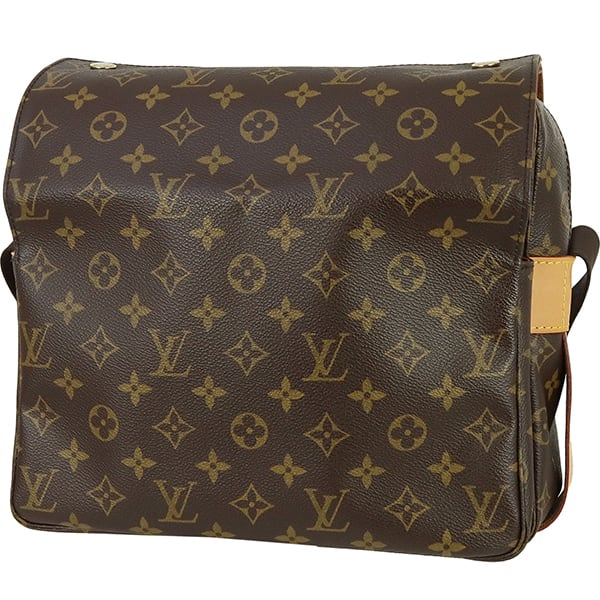 Louis Vuitton メッセンジャーバッグ ブラウン Used LOUIS VUITTON ルイヴィトン ナヴィグリオ モノグラム ショルダー