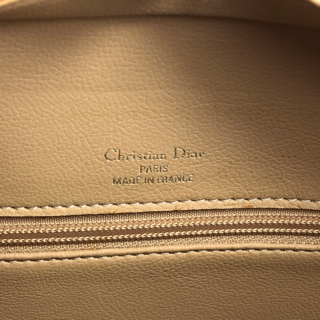 Christian Dior クリスチャン ディオール ハンドバッグ ブラウン CDロゴ レザー トートバッグ vintage ヴィンテージ オールド i5u28h
