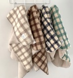 【near by us】winter check blanket