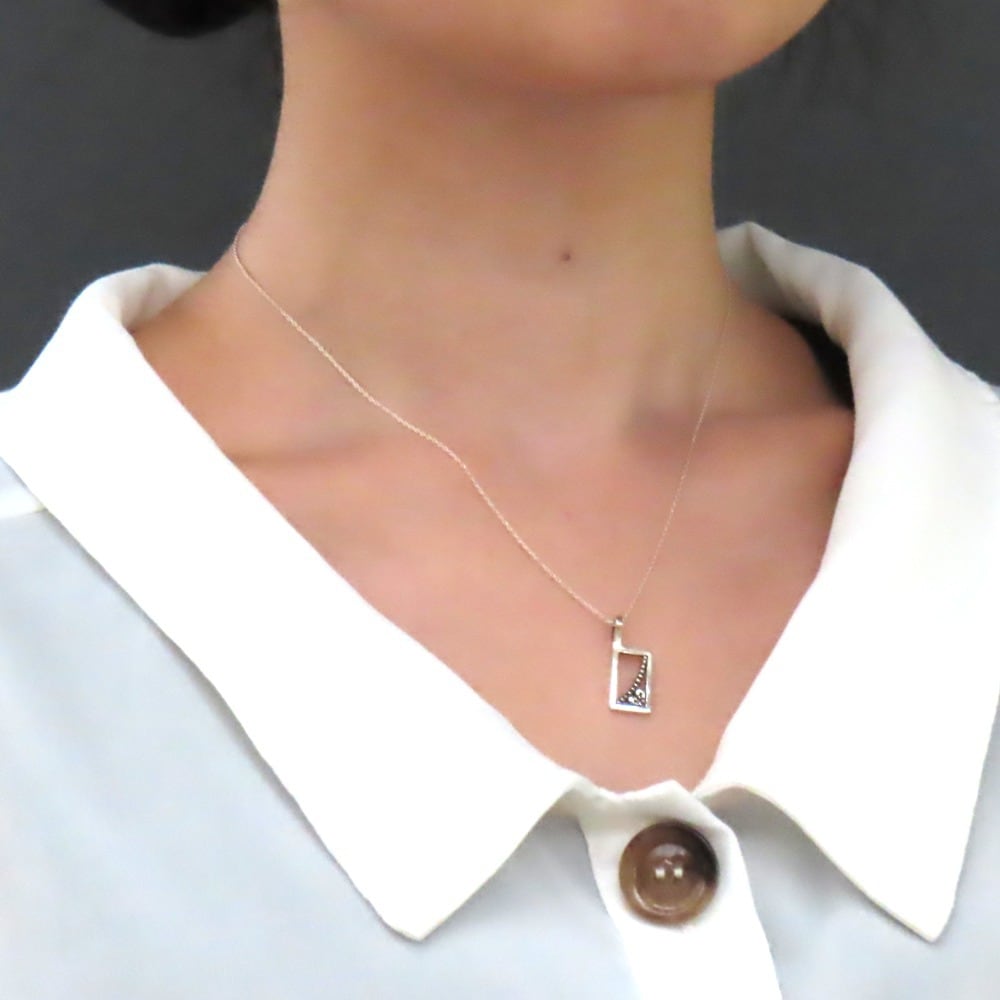 【パール 真珠】 ネックレス SILVER 刻印 レディース アクセサリー 約8.0-8.4mm 希少 シルバーネックレス 刻印