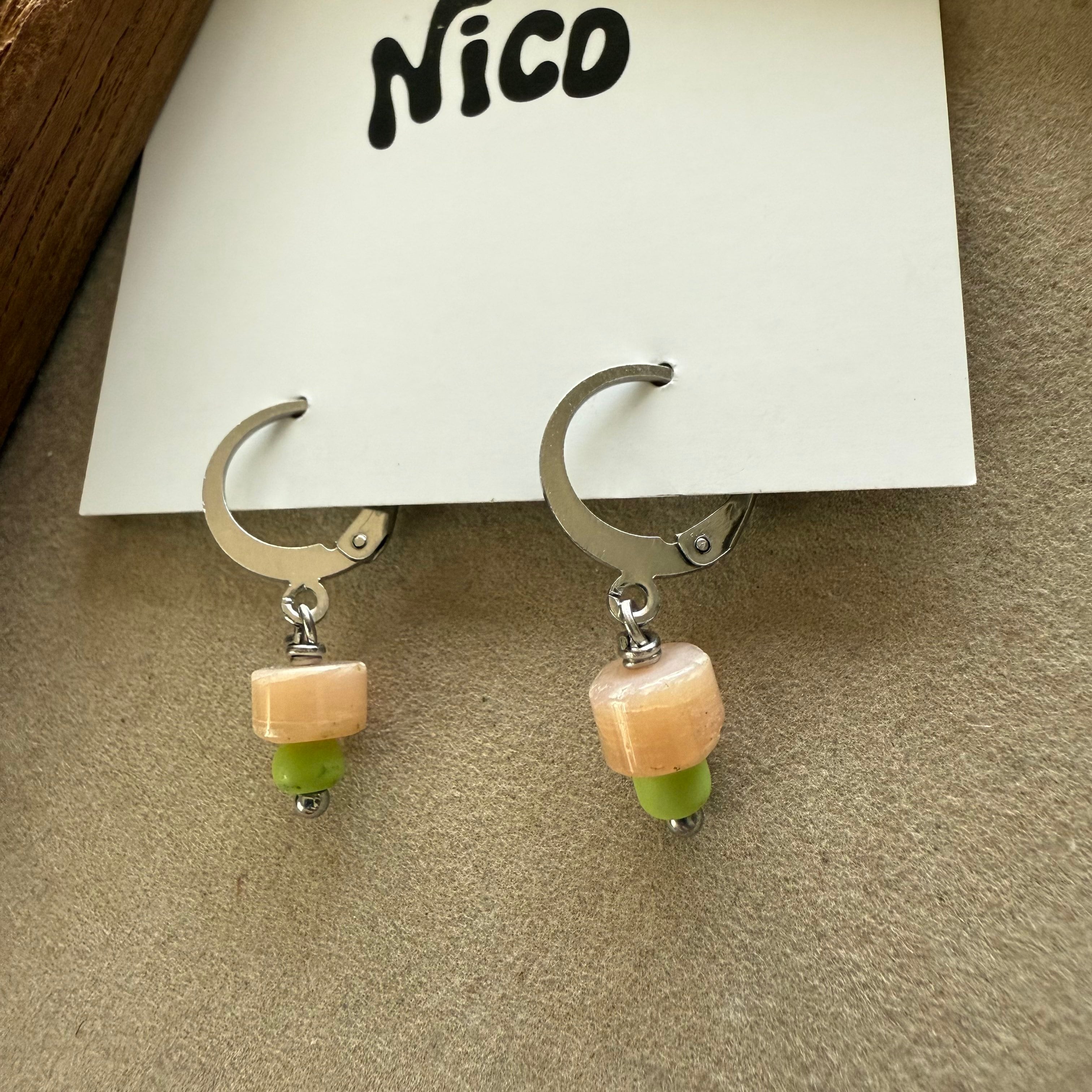 NC26084【サージカルステンレス:シルバー】nicoピアス