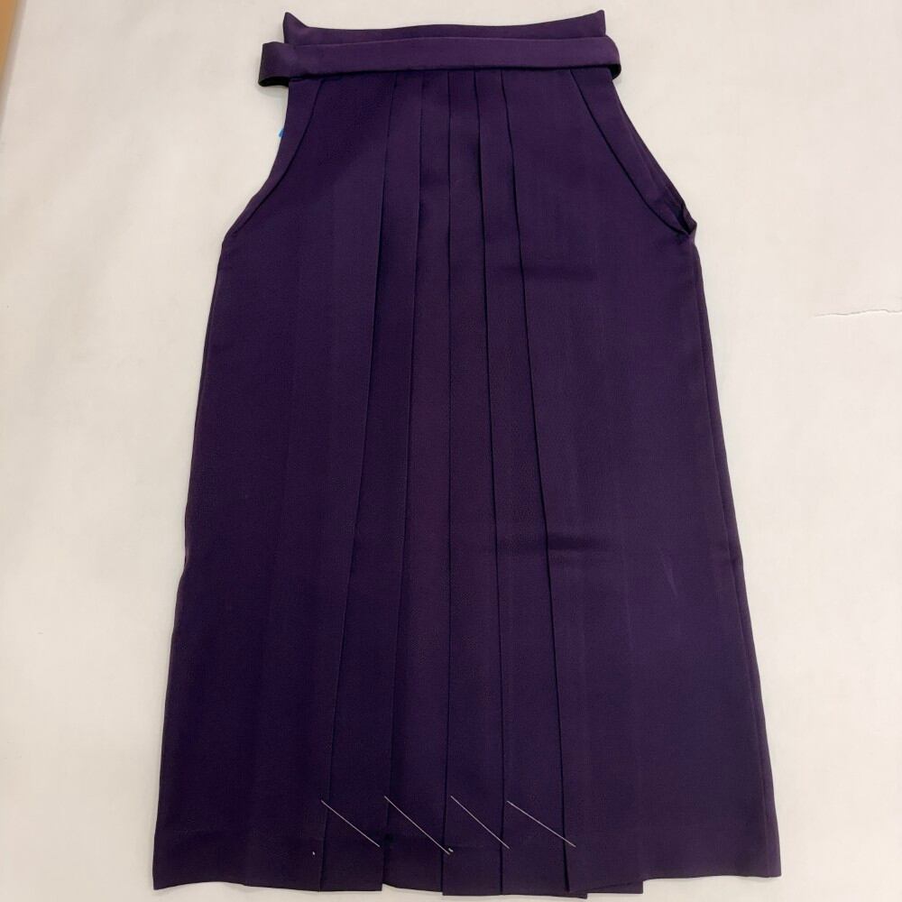 袴 S size 紐下丈86.5cm 行灯袴 卒業袴 女性用袴 紫 中古 5857