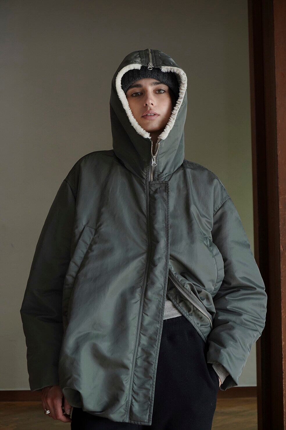 23AW】CLANE クラネ / BALLOON DESIGN HOODED N3B | TRENTオンライン 