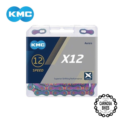 【KMC】X12  チェーン 12s Aurora Blue 限定カラー