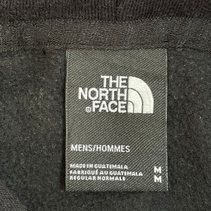 【THE NORTH FACE】ロゴ プリント パーカー プルオーバー スウェット フーディー hoodie アウトドア M ノースフェイス 黒 us古着