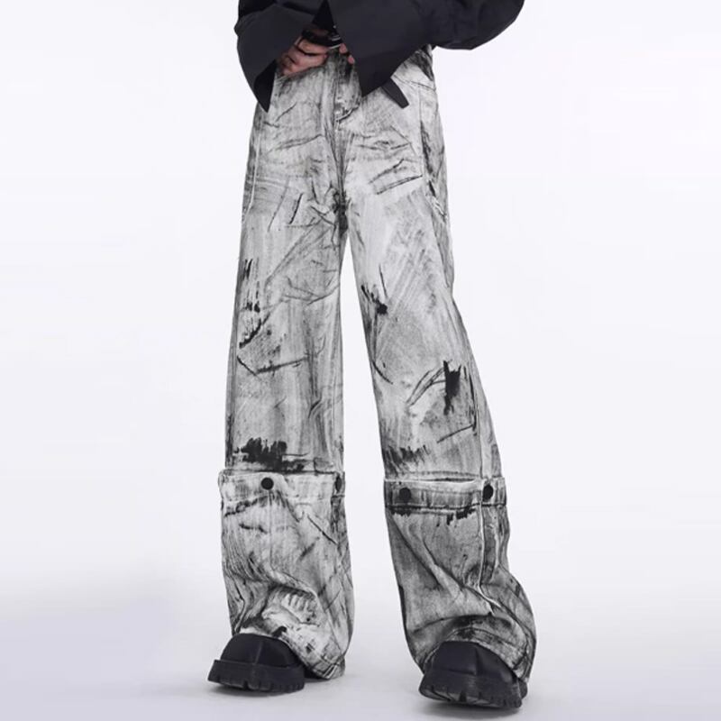 startexceedend パンツ レイヤード ファー