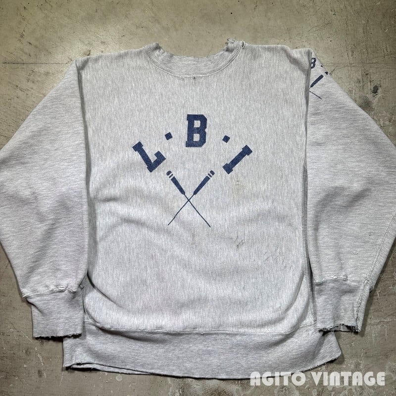 80's Champion チャンピオン リバースウィーブ RW 染み込みプリント