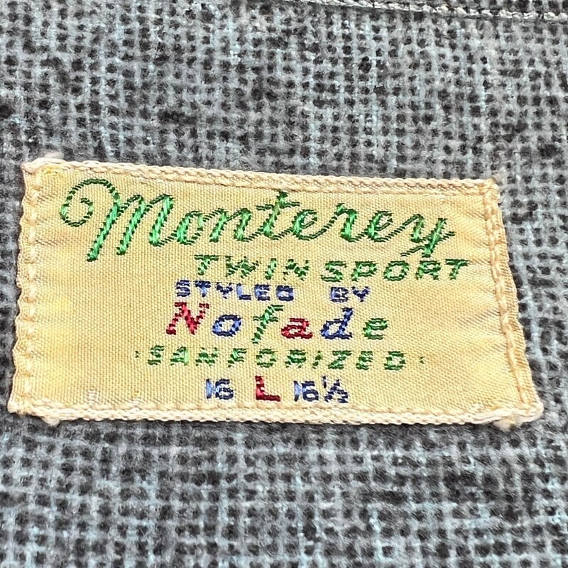 50's Monterey TWIN SPORT STYLED BY Nofade プリントネルスキッパー