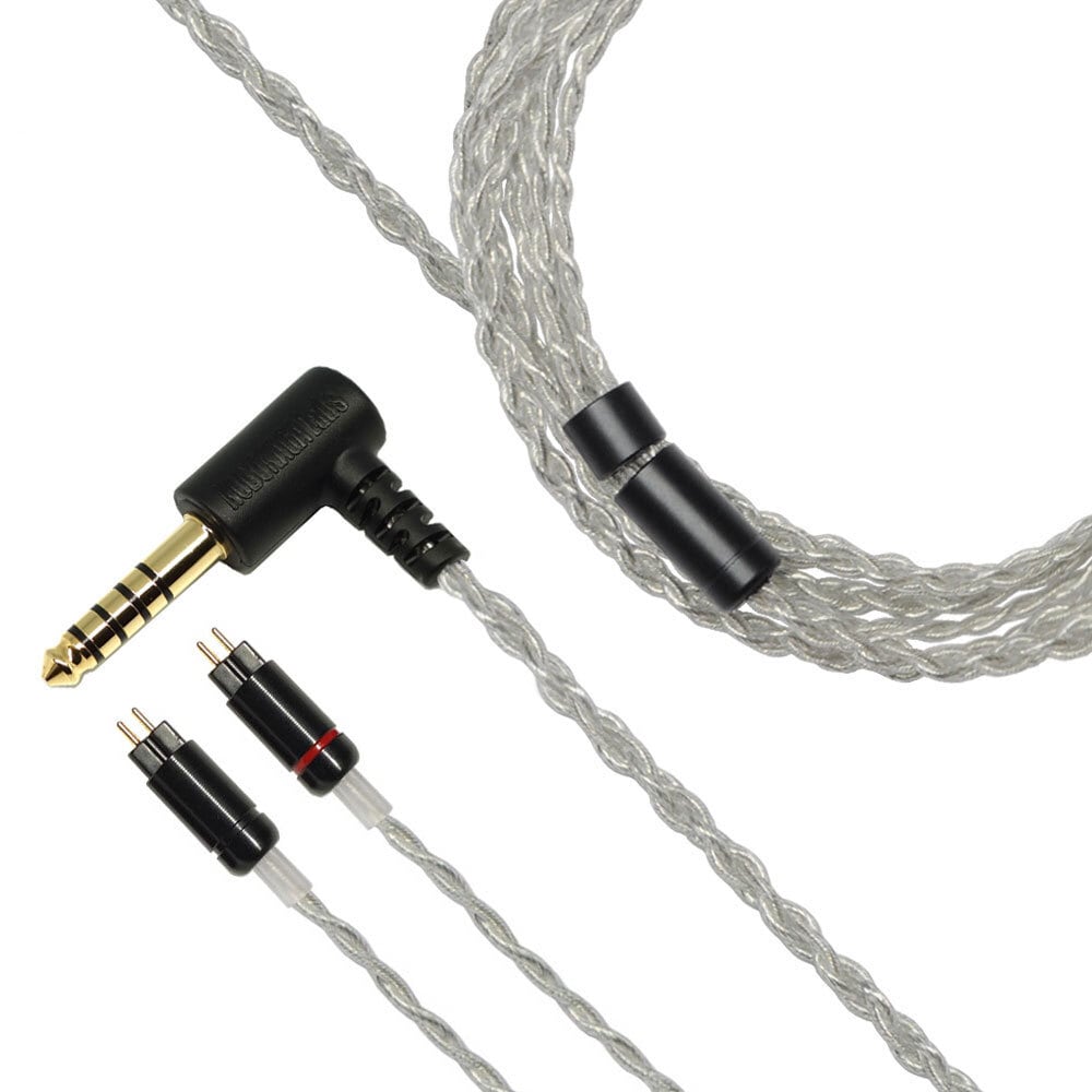 【特選アウトレット】CEPHALUS (ケファロス):NOBUNAGA Labs entry:カスタムIEM2pin用リケーブル4.4mmⅬ型 OFC4芯錫メッキ