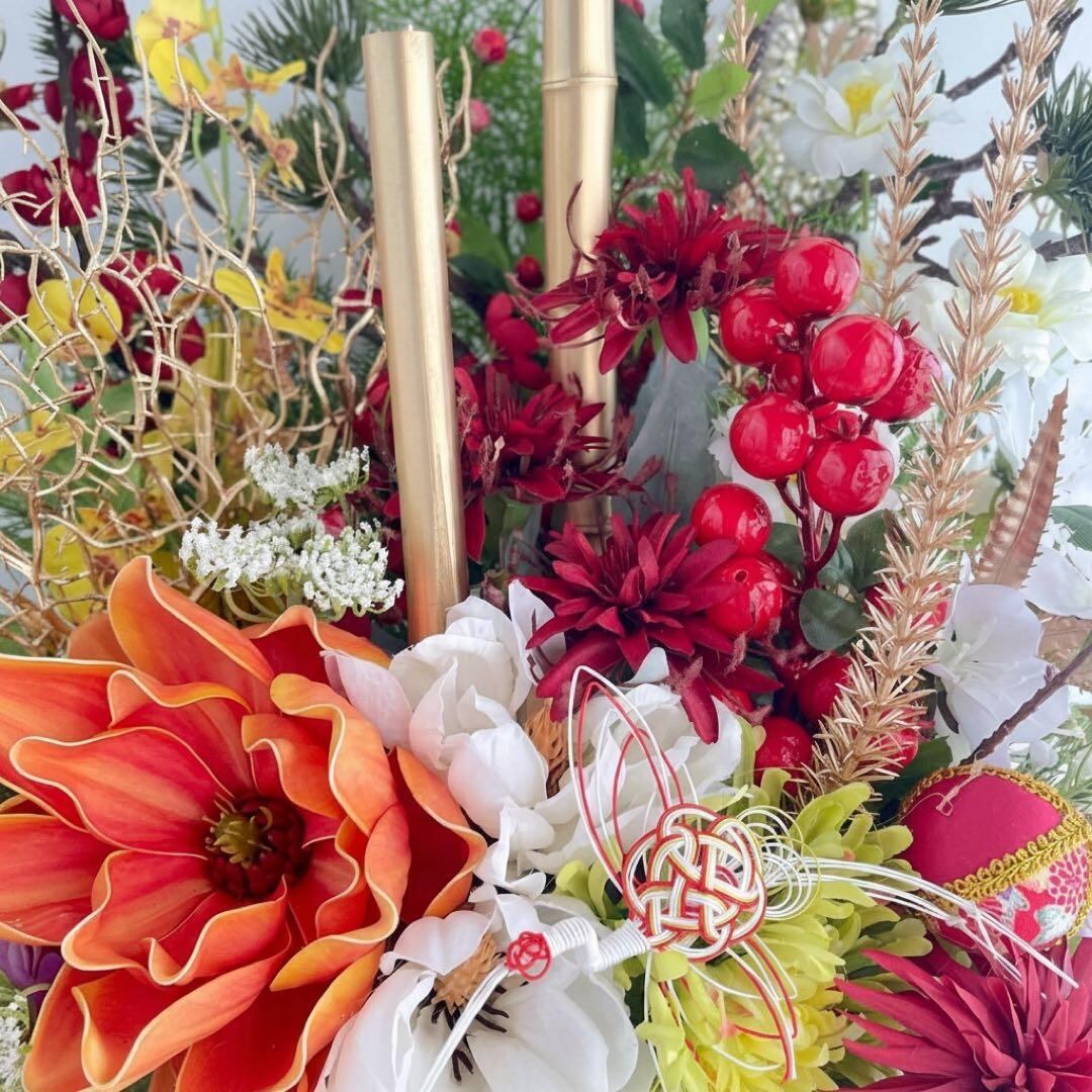 門松 LLサイズ 豪華絢爛 迎春プレミアムアレンジメント 商業用正月飾り