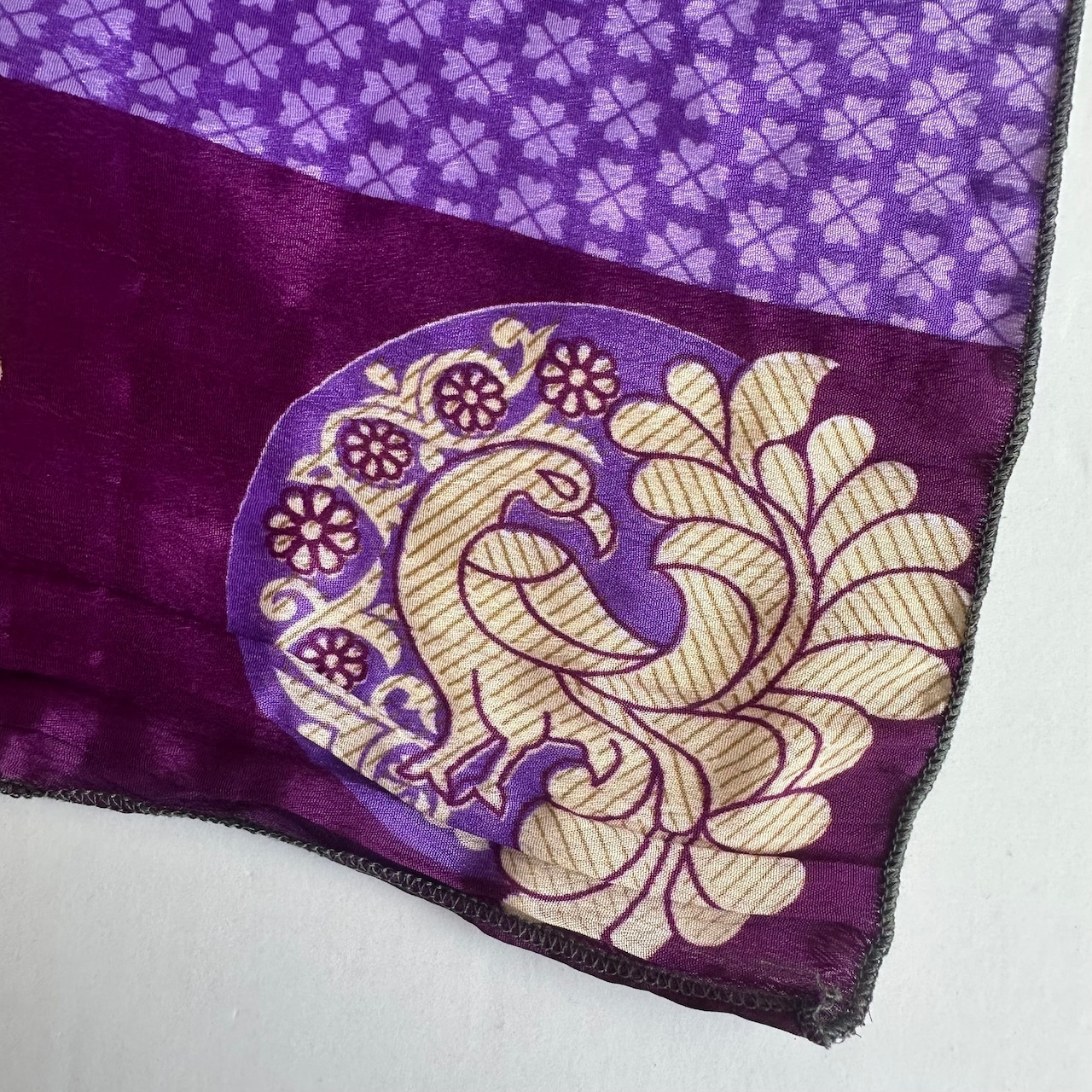 No.010| リサイクルサリースカーフ Sサイズ