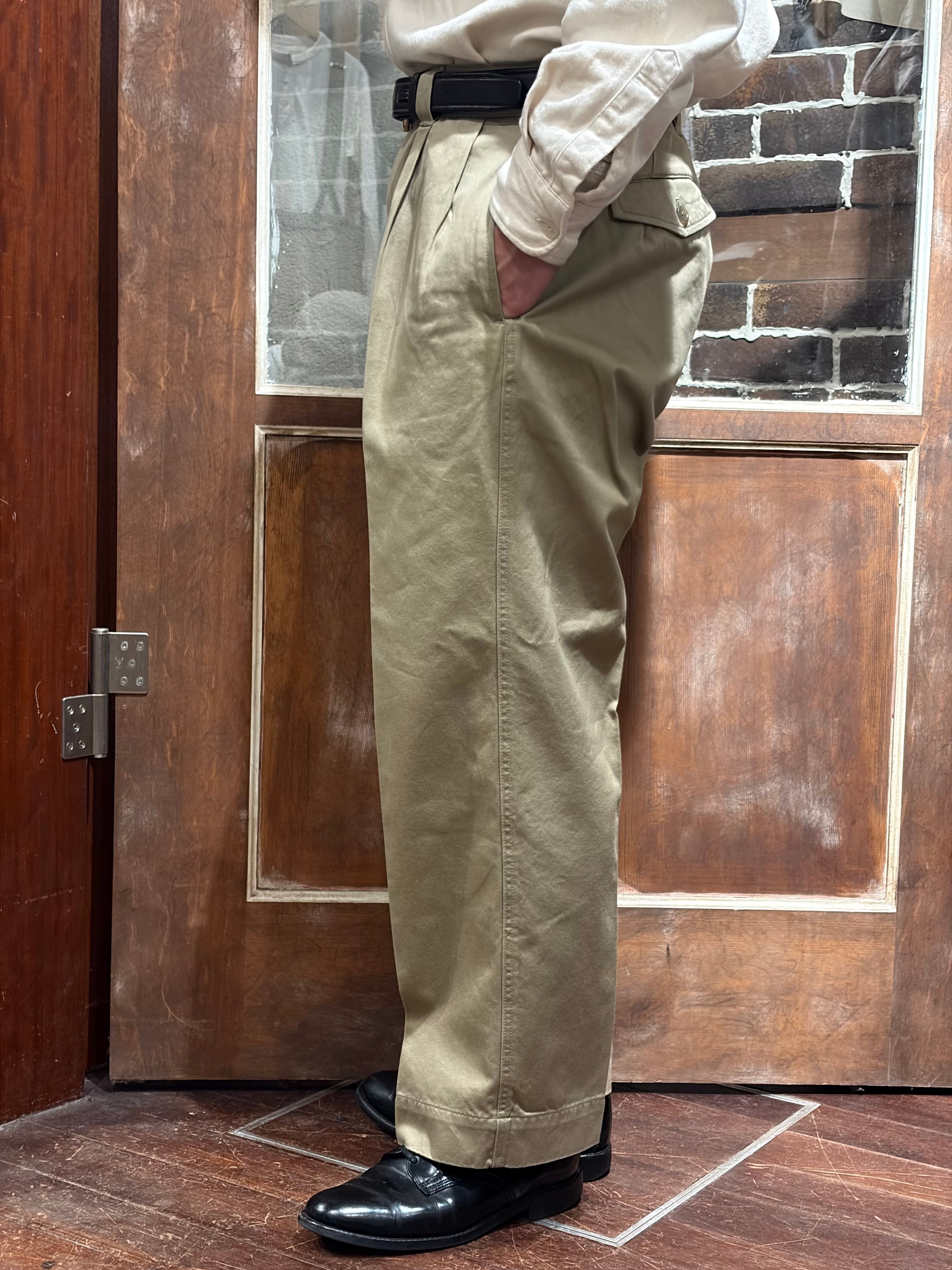 FIDELITY/ 2TUCK TWILL TROUSERS』トラウザーパンツ | RUBBER DUCK