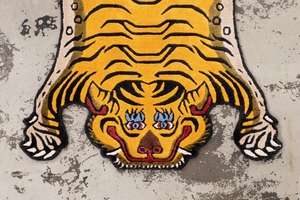Tibetan Tiger Rug 《Sサイズ•シルク225》チベタンタイガーラグ
