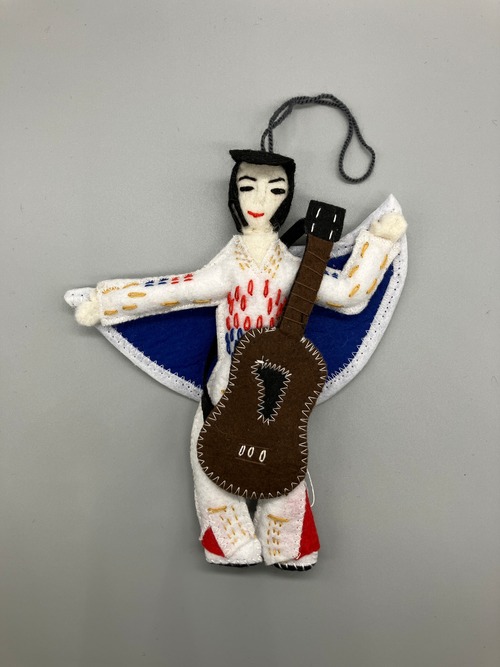 SILK ROAD BAZAAR FIGURE ORNAMENT - ELVIS PRESLEY