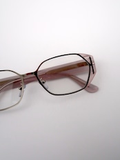Glasses 023 Clear Memory (rose white)