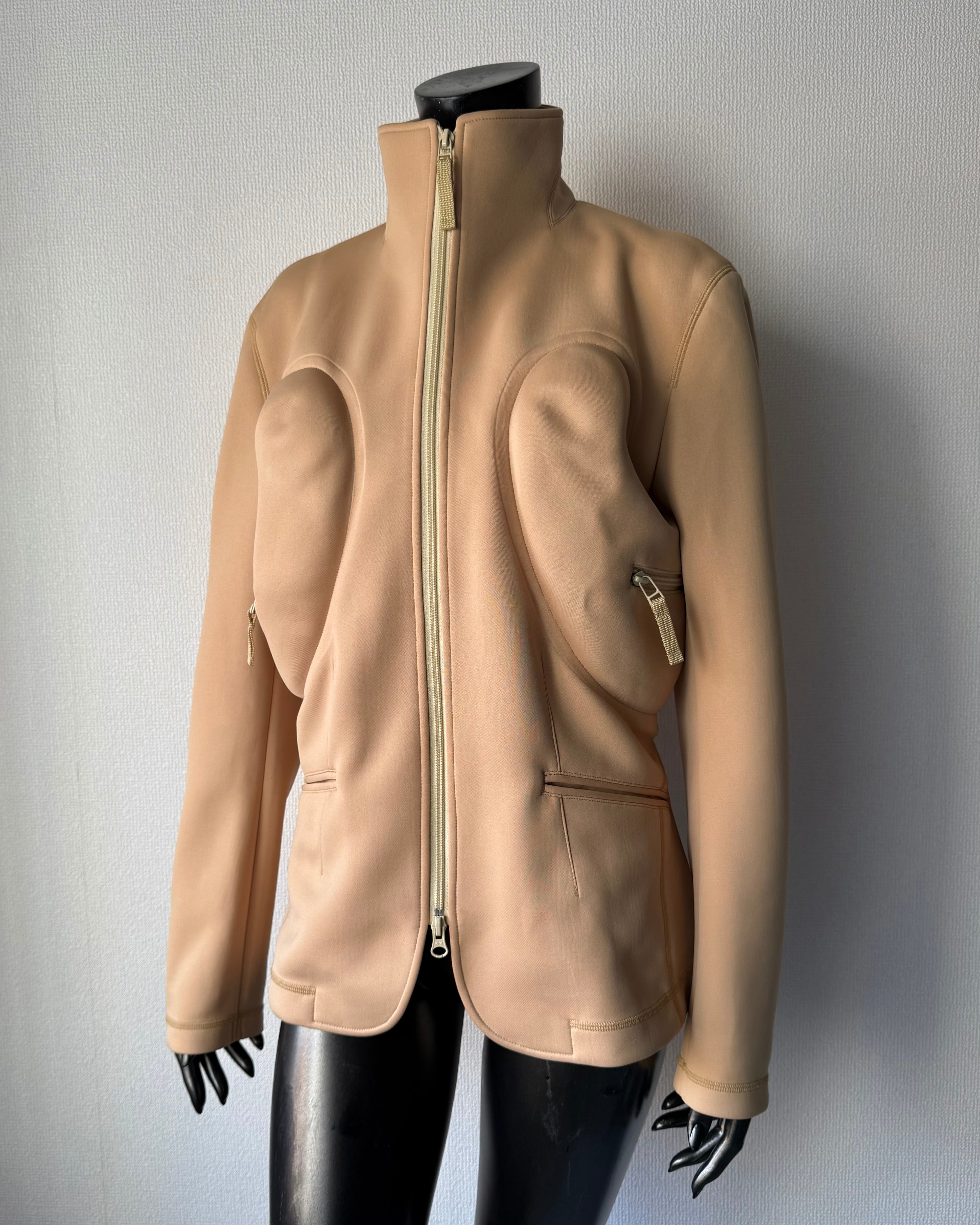 AW2000 ISSEY MIYAKE 3D pocket neoprene jacket | ether