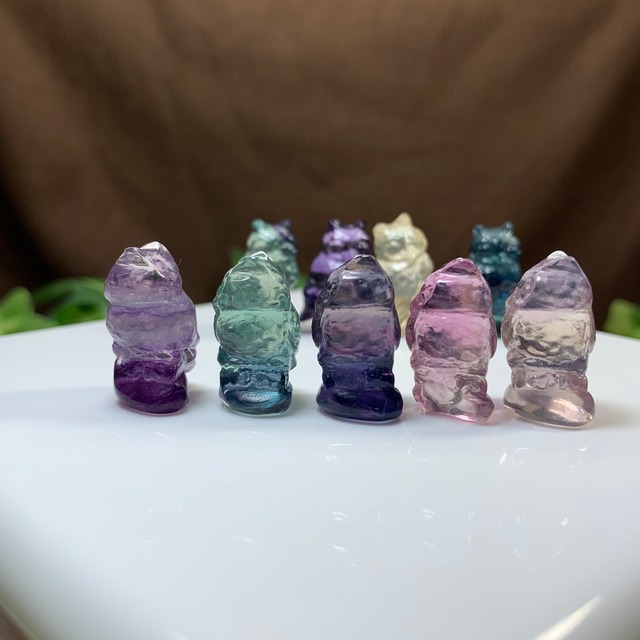 6.可愛い大家族･小さいフローライトふくろう