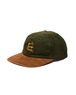 EVISEN - CORD ONE-UP 6 PANEL. OLIVE/BROWN