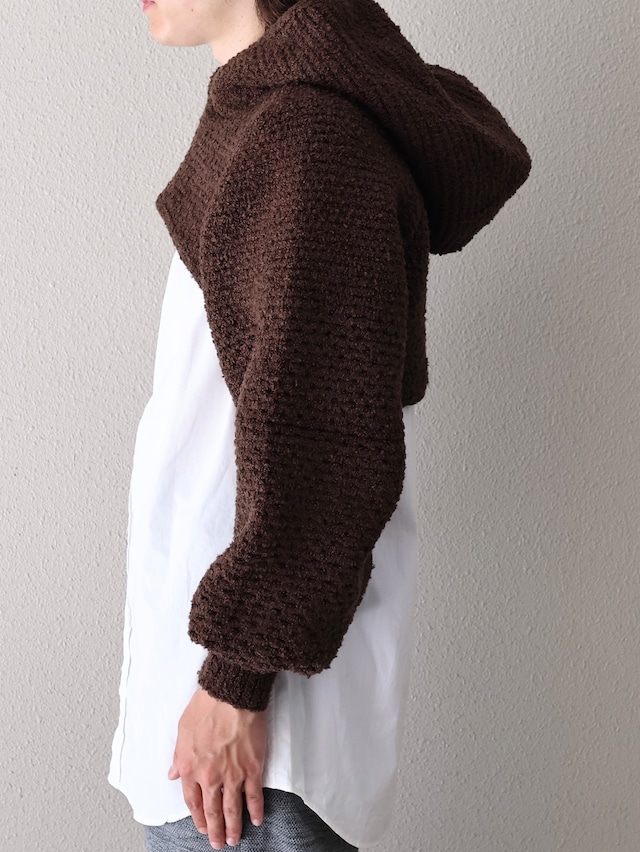 【ISA BOULDER】HOODED GRADATION SLEEVE/soil