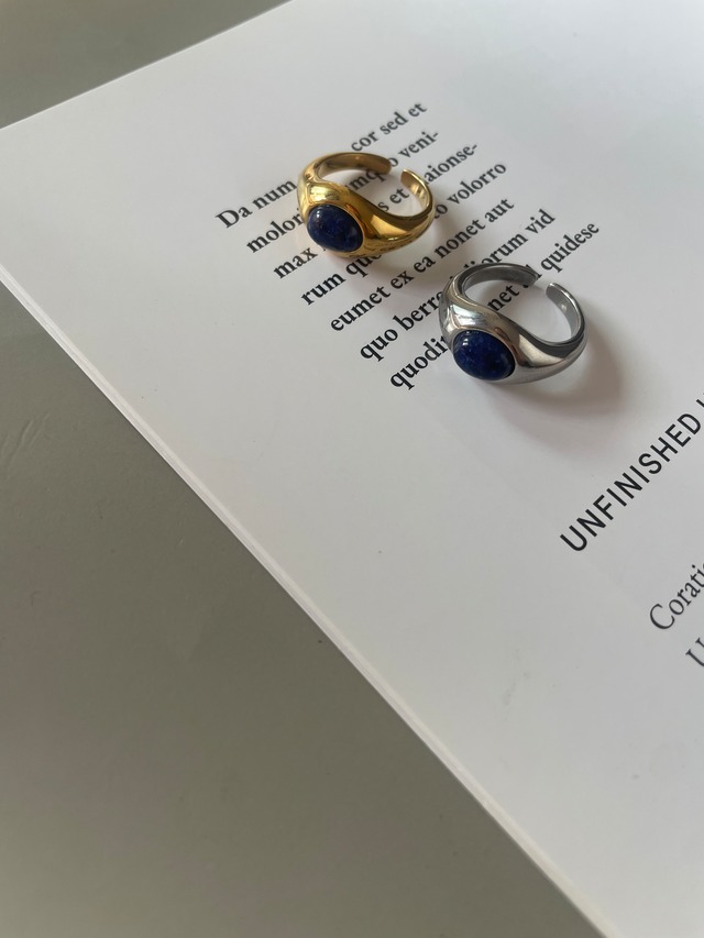 original blue stone ring
