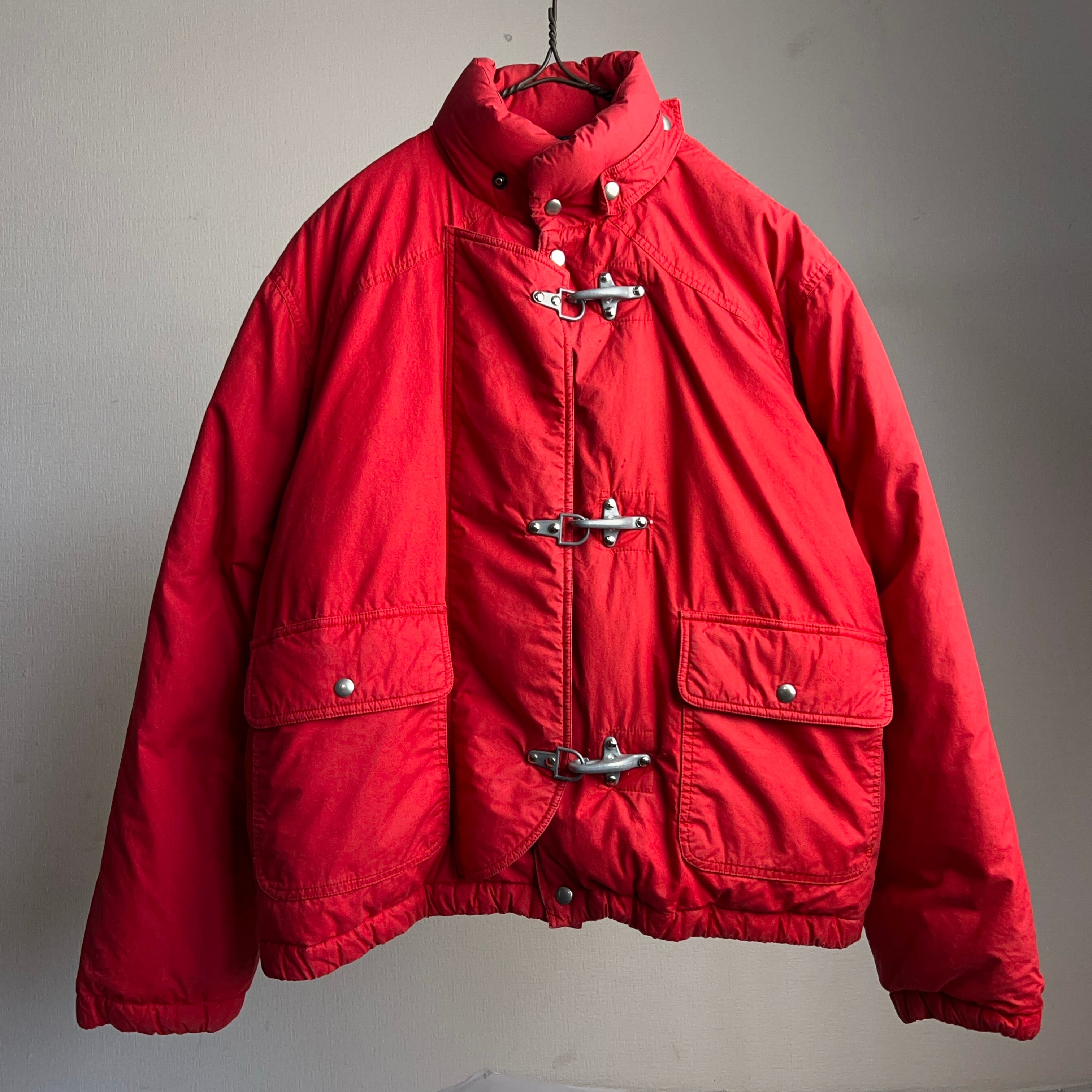 90's Polo by Ralph Lauren Fireman Down Jacket 90年代 ポロラルフローレン ファイヤーマン  ダウンジャケット 赤 レッド【1000A883】【送料無料】