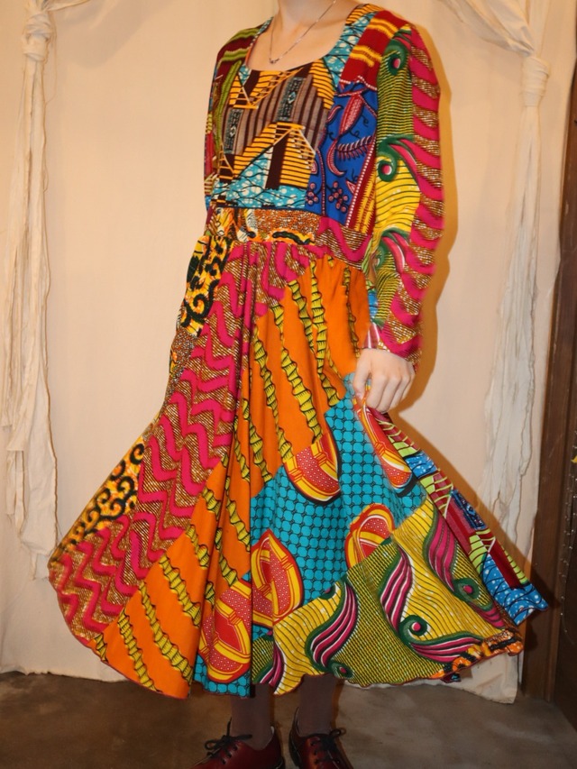african batik dress【6436】
