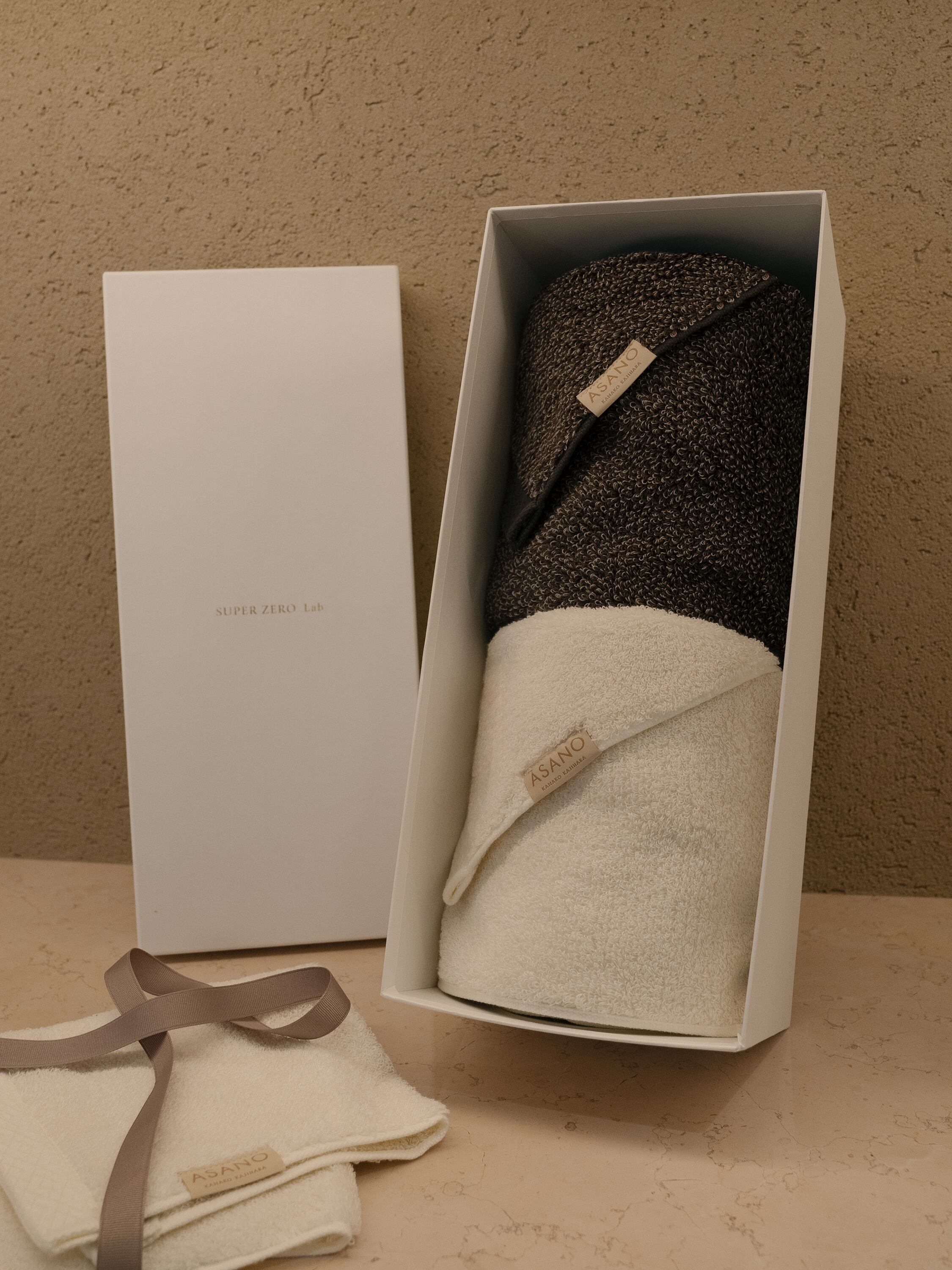 ASANO kasumiエニータイムタオル チャコール新品 エニータイム1枚入 スーパーゼロ®タオル KASUMI | ANoTHER IMPERIAL