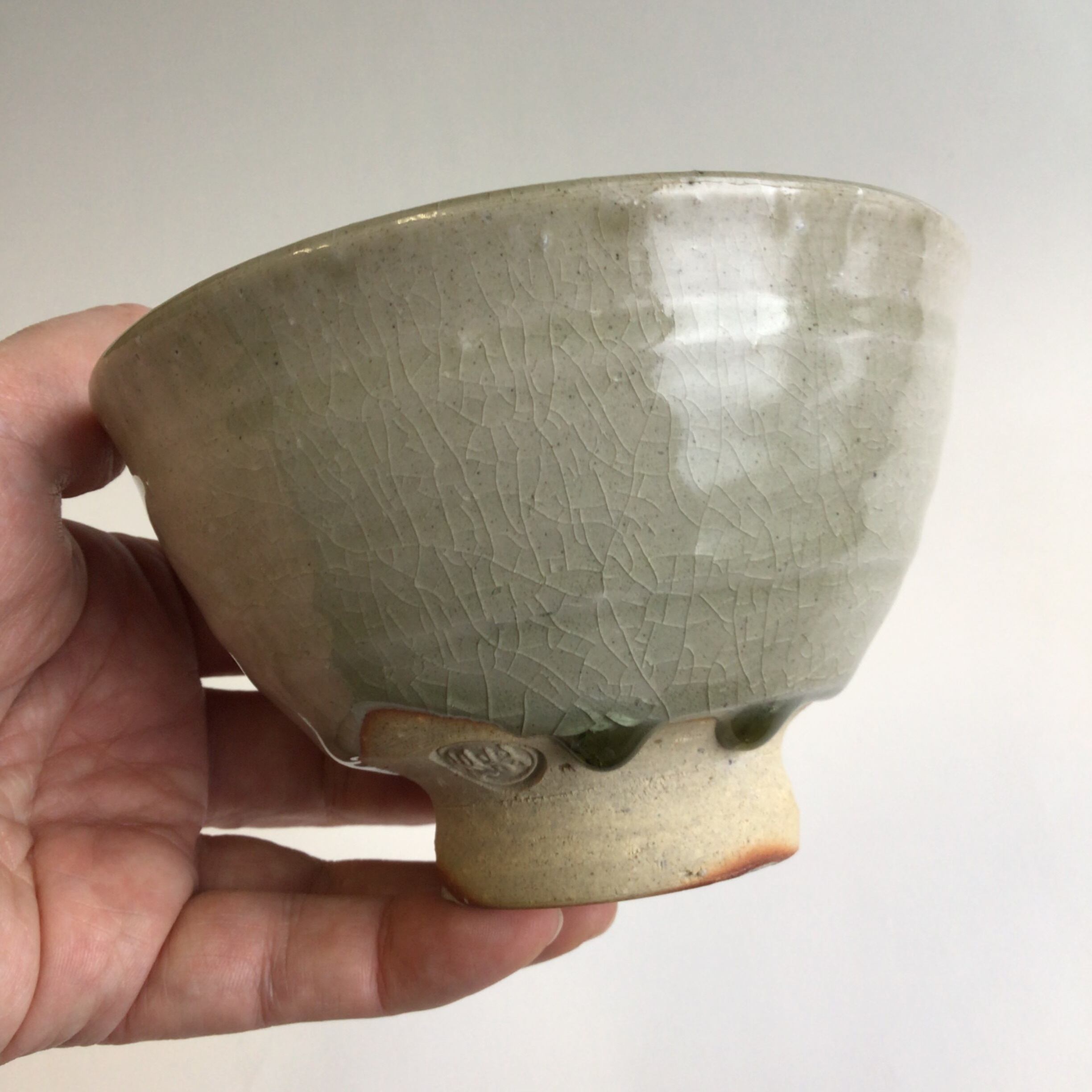 抹茶茶盌 松灰緑釉 井戸型 | （有）勝景庵