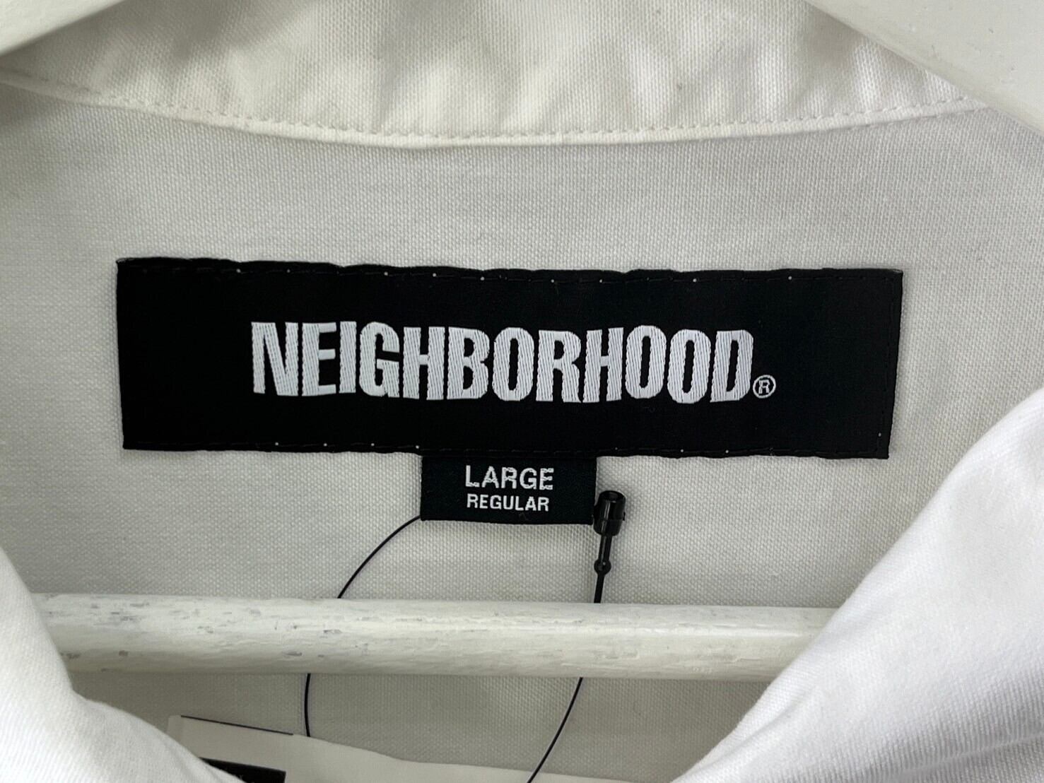 NEIGHBORHOOD DOLMANSLEEVE SHIRT LS WHITE LARGE 232AQNH-SHM08 26690 