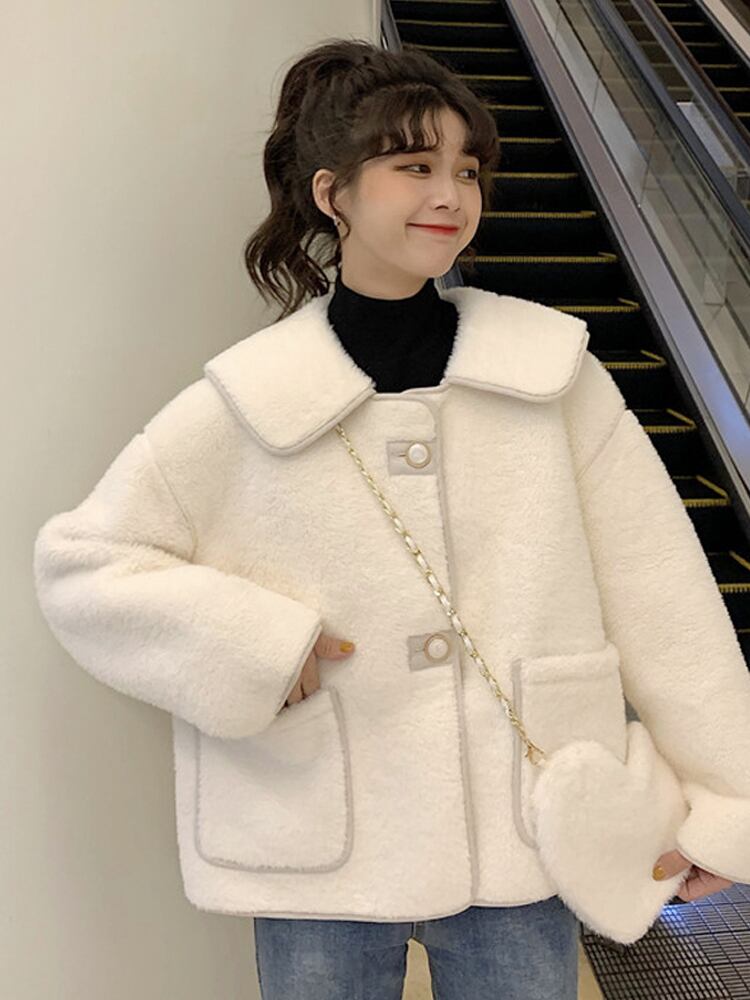 ホワイトジャケット オータムウィンターショート 秋物 冬物 スーパーモール49068270019