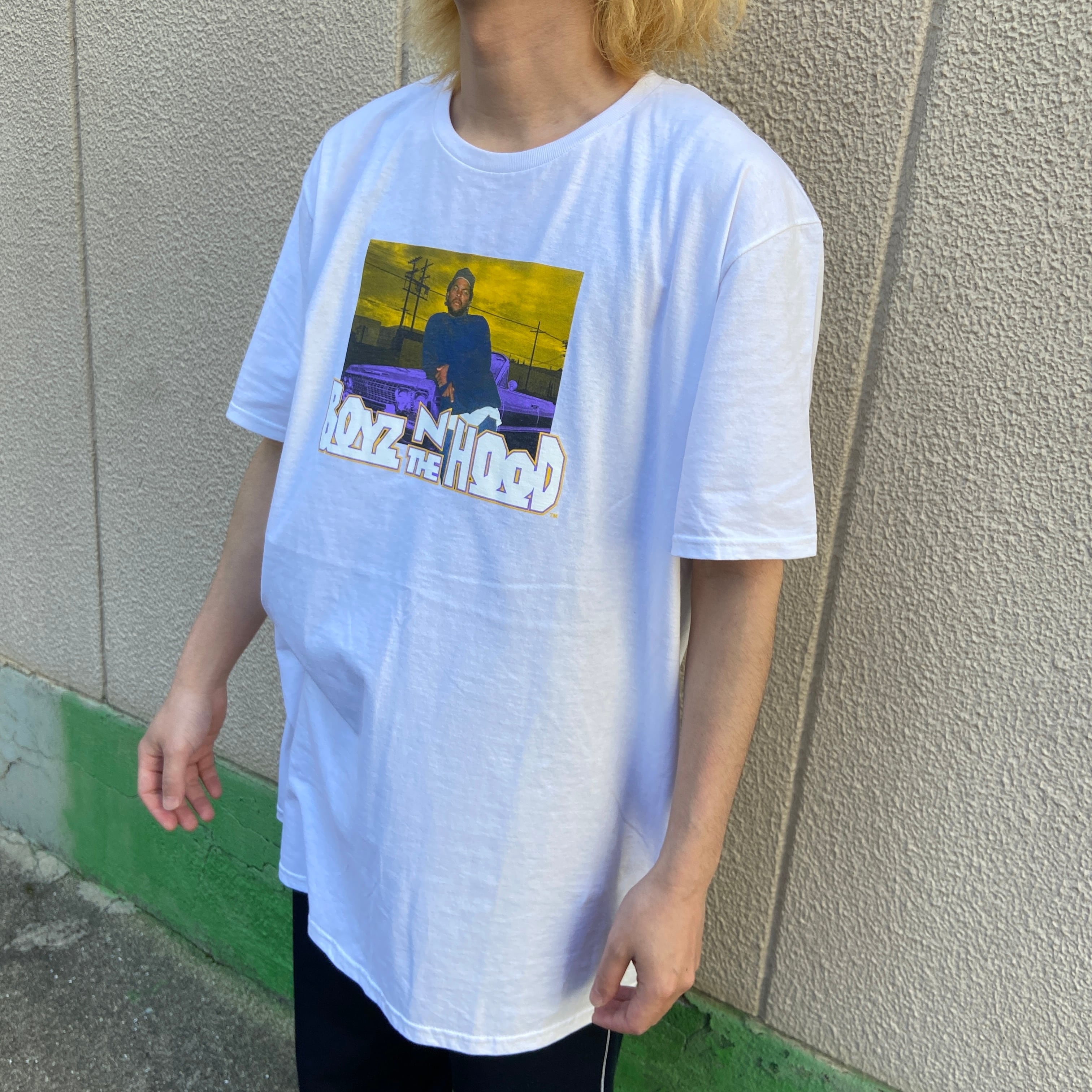 CROSS COLOURS ICE CUBE ムービーTシャツ L 白 映画 | 古着屋 Uan