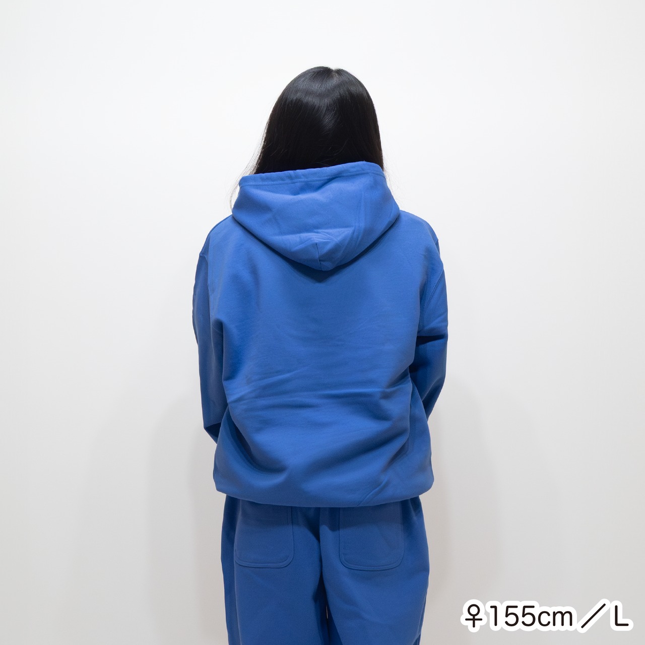 DAVRYU leopard REV HOODIE [ブルー]