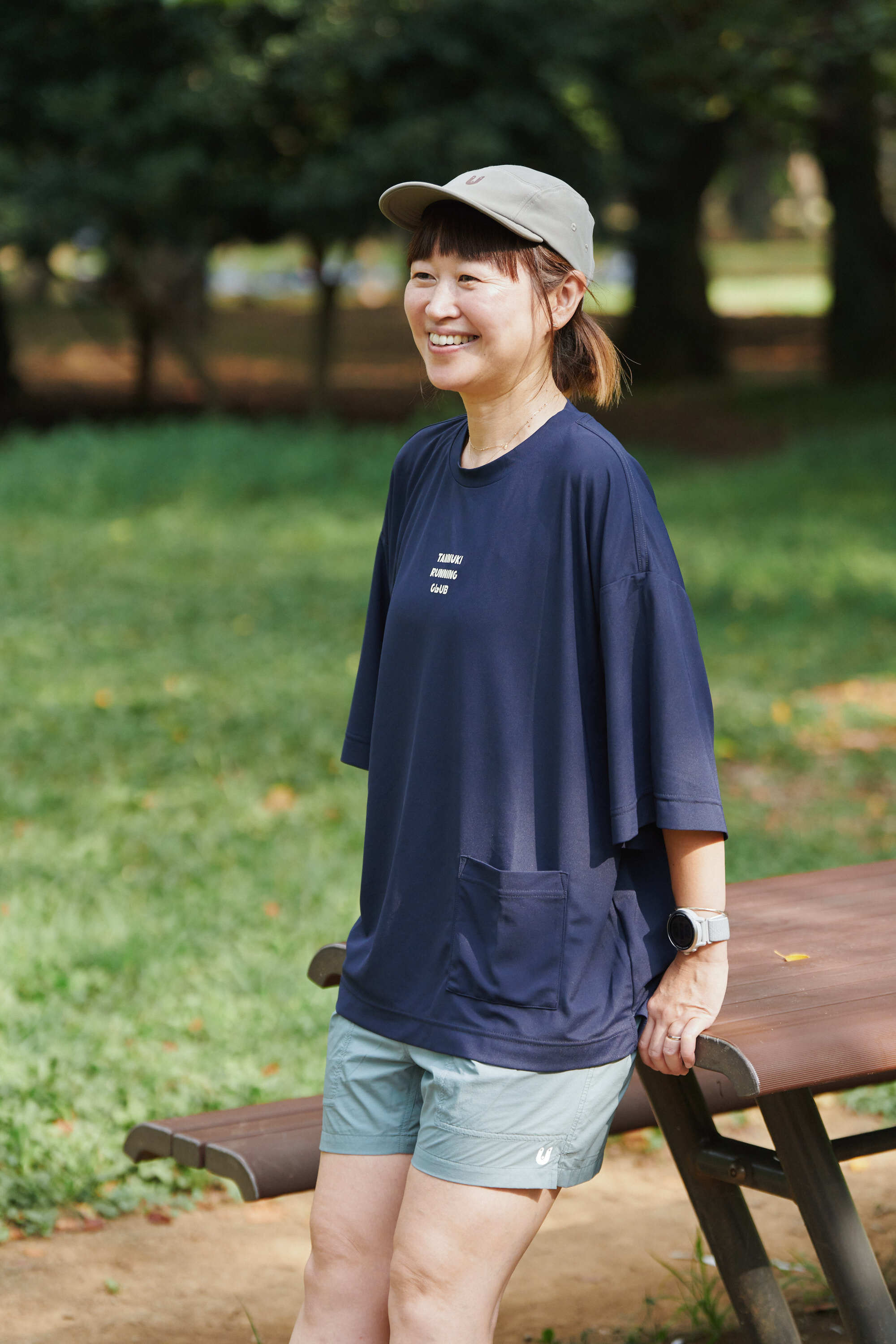 TANNUKI Tシャツ 半袖シャツ　M 送料込み Micro Pique BigT : Color Brown | TANNUKI Running Wear Shop