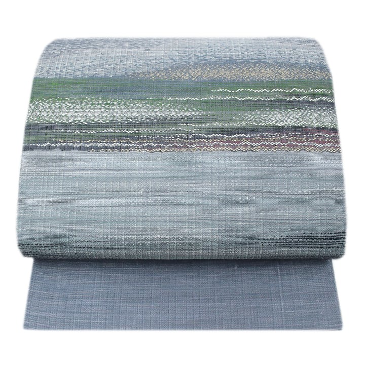 値下げ　￥10000→￥8000 　渡文　リバーシブル　袋帯 西陣の名門【渡文】~手織りの逸品～ 単衣にもオススメ 【リバーシブル