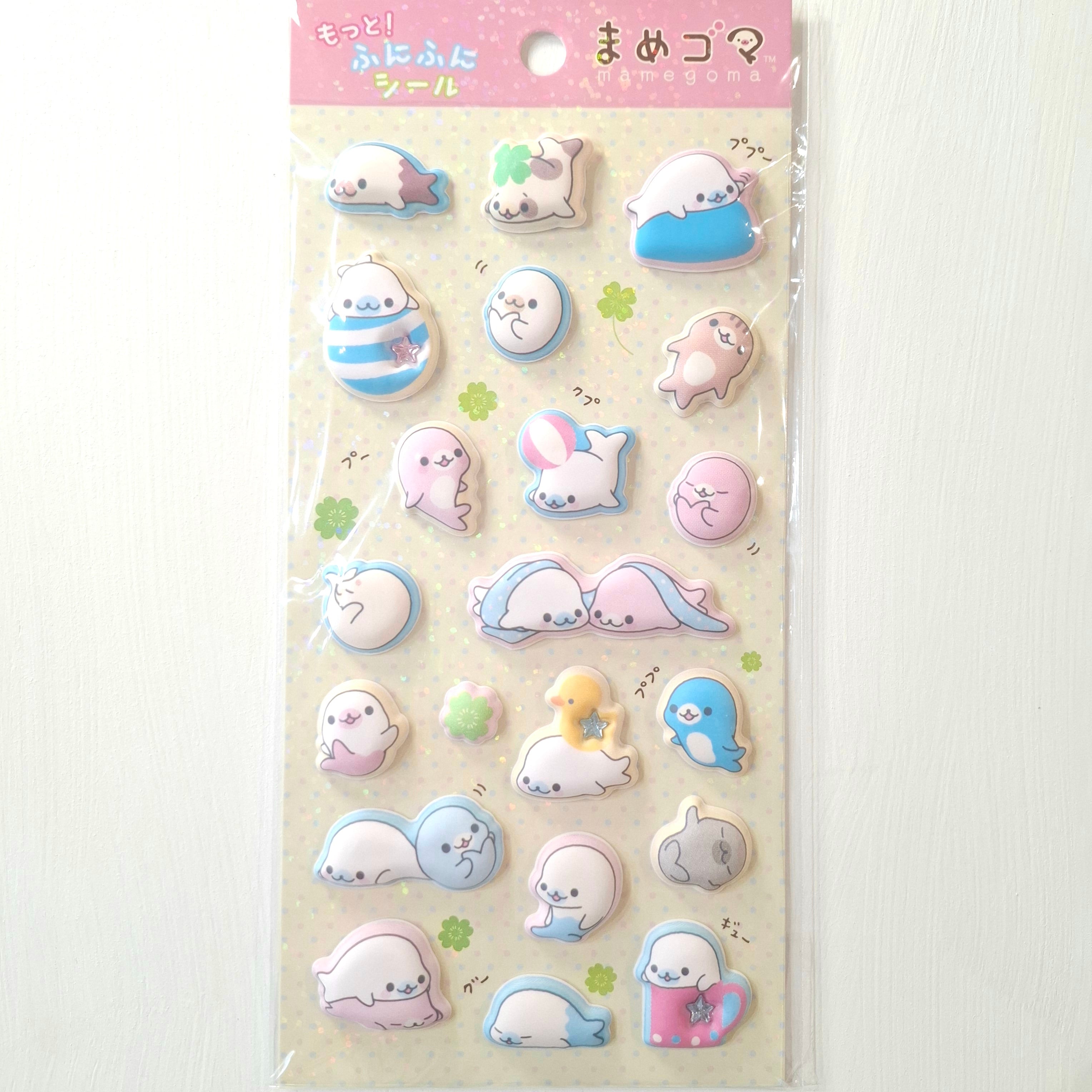 まめゴマ もっと！ふにふにシール サンエックス | tuuli 文具＆雑貨店