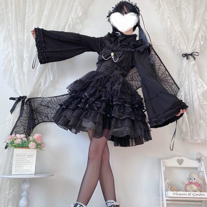 ロリータファッション通販 SEASONZ ゴスロリブラウス シャツ 黒