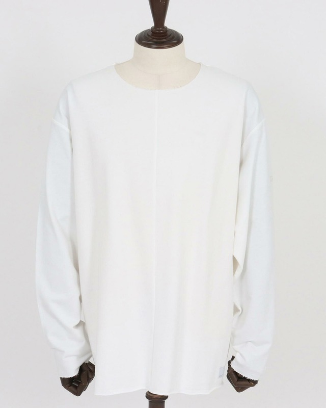 【GLIMCLAP】ボクシーシルエット ロングスリーブTシャツ　(19-022-gla-cf)