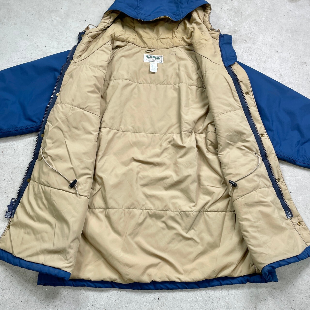 80年代 USA製 L.L.Bean エルエルビーン 中綿入り マウンテンパーカー 