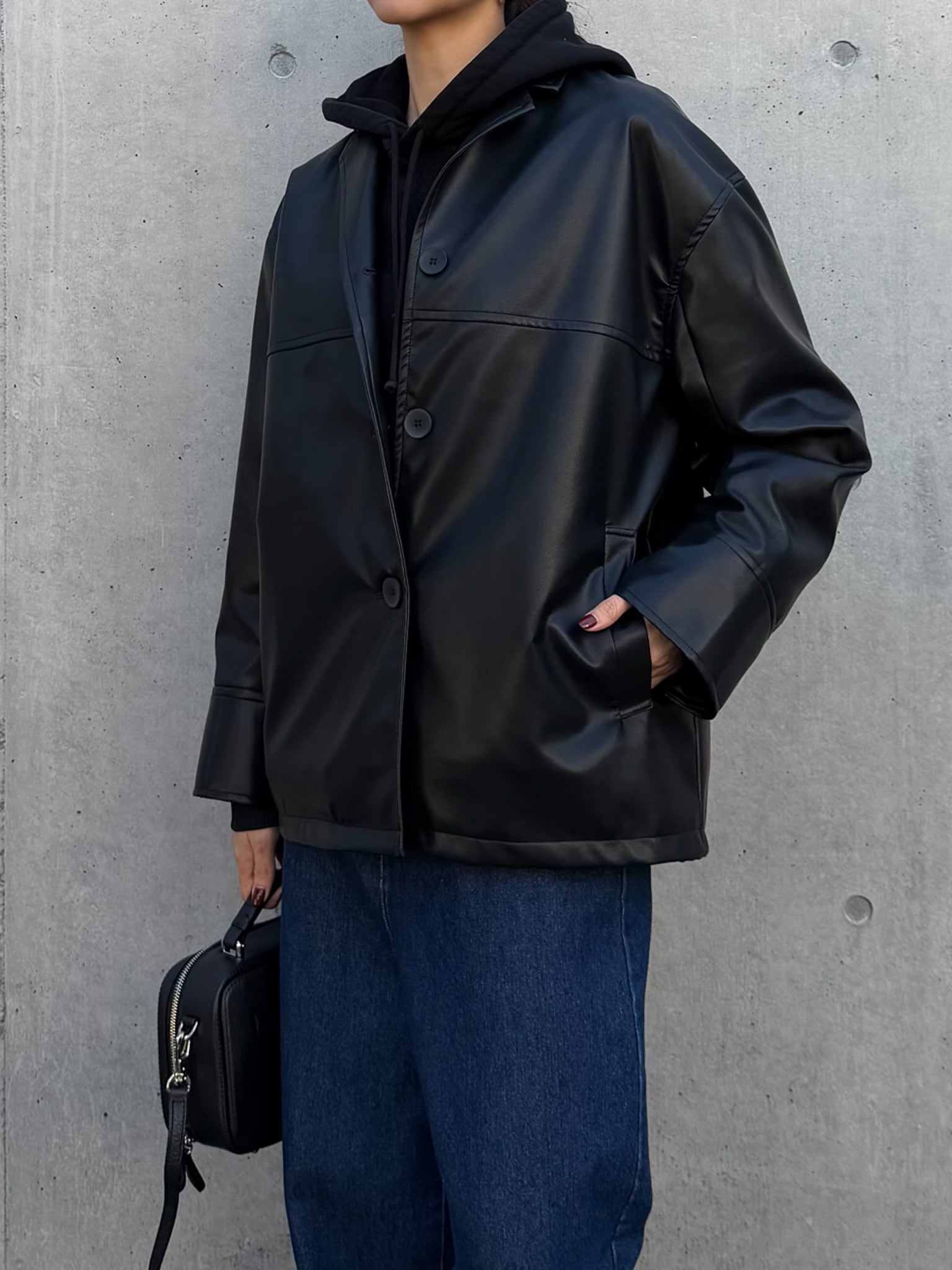 FAUX LEATHER JK（ﾌｪｲｸﾚｻﾞｰｼﾞｬｹｯﾄ）【7543117】 | CIEL'AIR