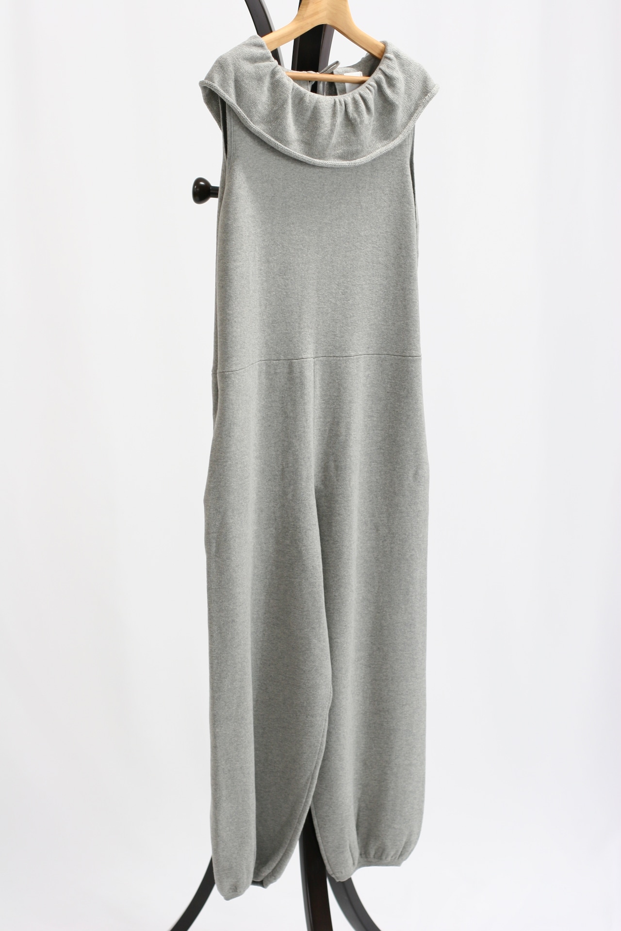 【Gauze#】Pierrot collar knit salopette(G1245)