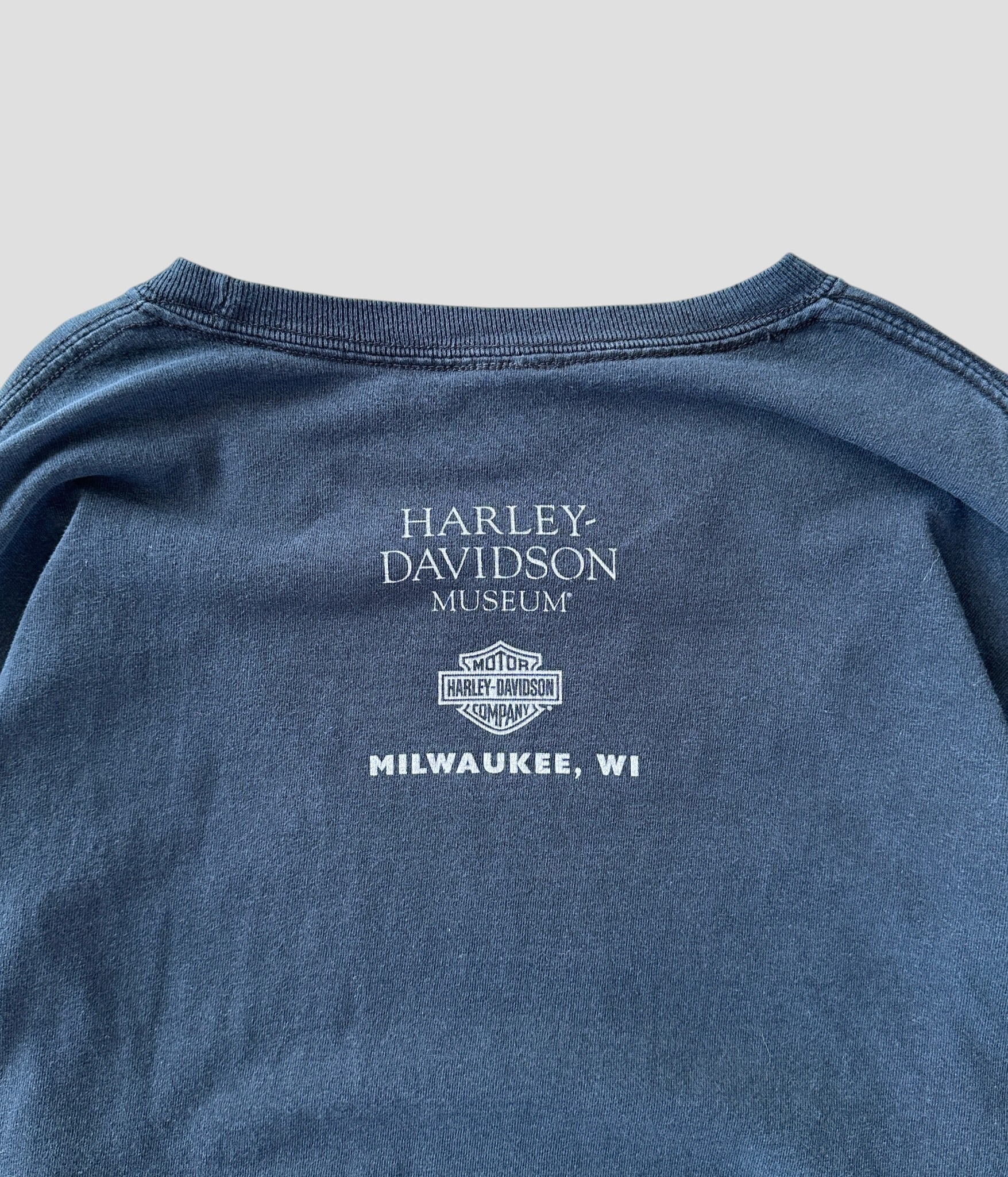 Harley Davidson- Vintage 90-00s Long Sleeve Print T-shirt