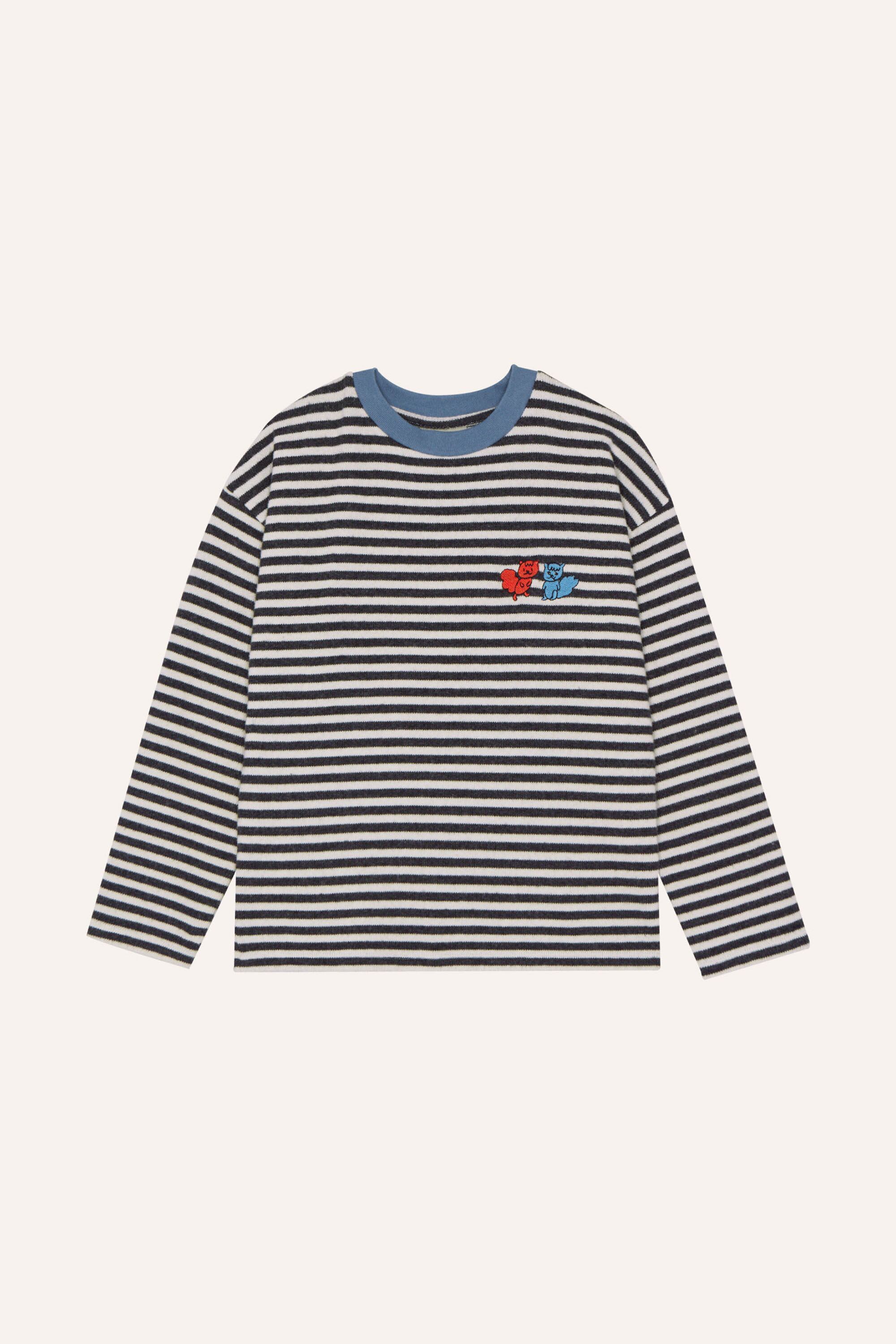 送料無料 the campamento/BICOLOR STRIPES TSHIRT