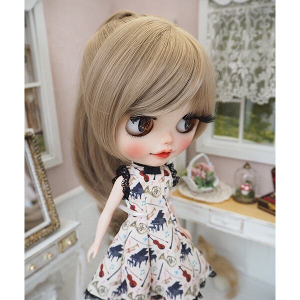 ネオブライス ウィッグ キューティポニーテール オリーブアッシュ(OA) 10インチ Blythe | Bonbon rouge Doll wig  shop powered by BASE