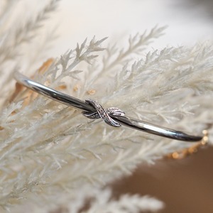 ダイヤモンドK18WG/YGリバーシブルブレスレット B-168