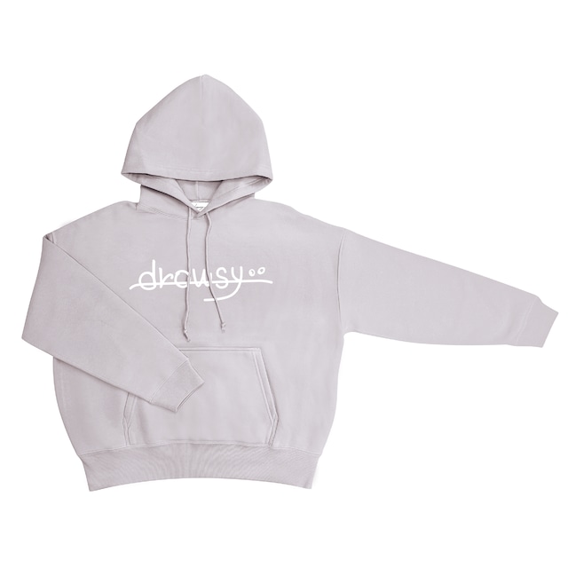 drowsy.. FRONT SIMPLE LOGO HOODIE / 22AW / FP