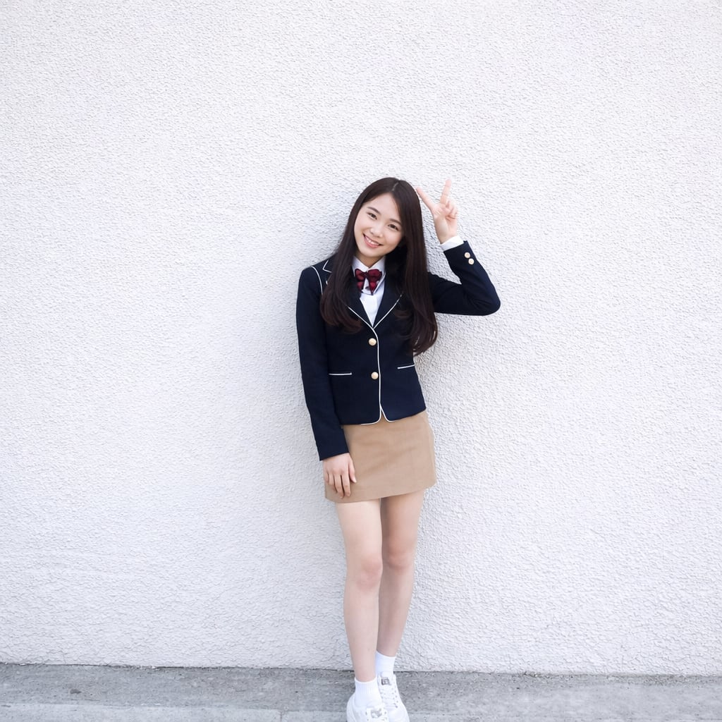 【古着】人気タイトスカート(ベージュ)