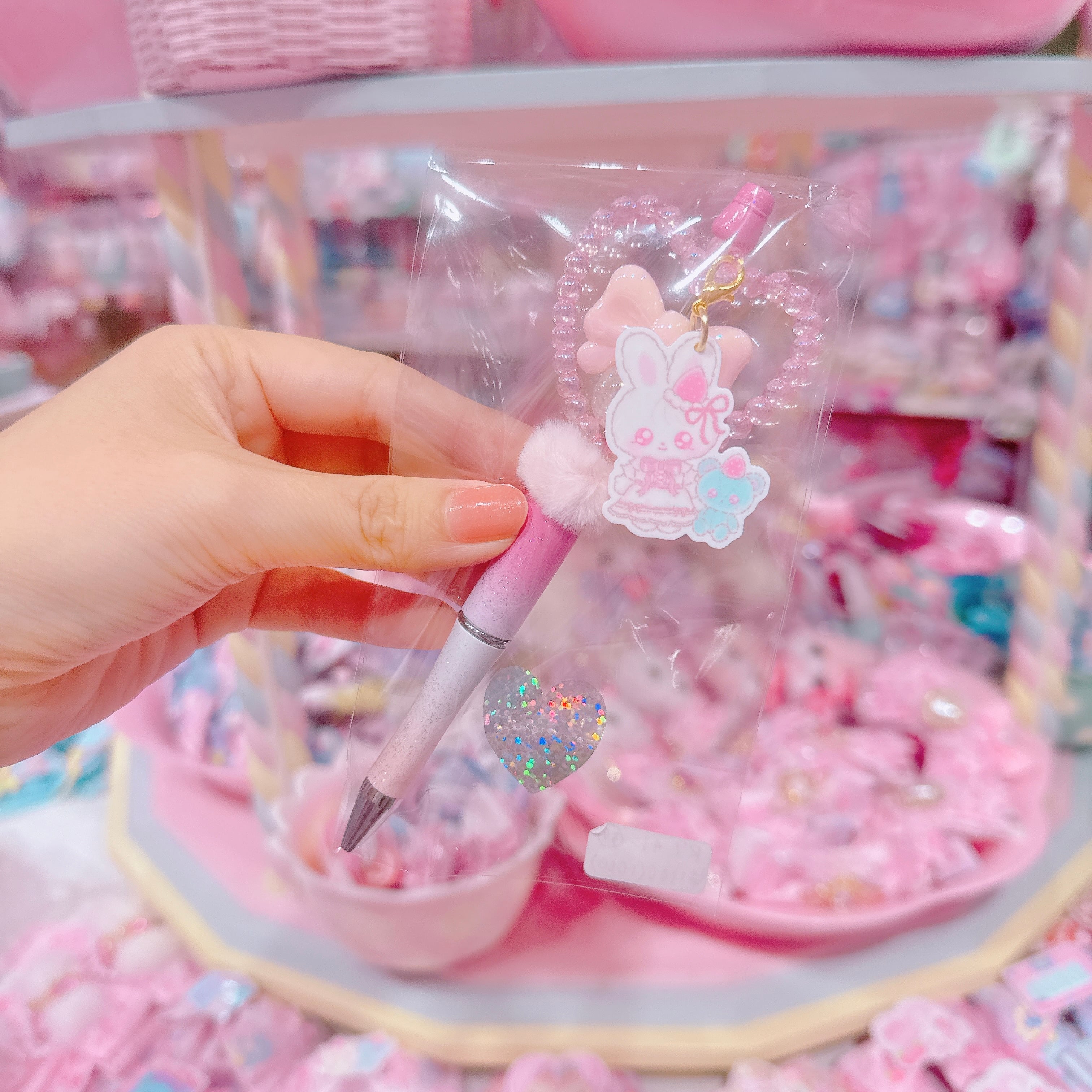 【R7】41-37チャーム付きカスタムボールペン